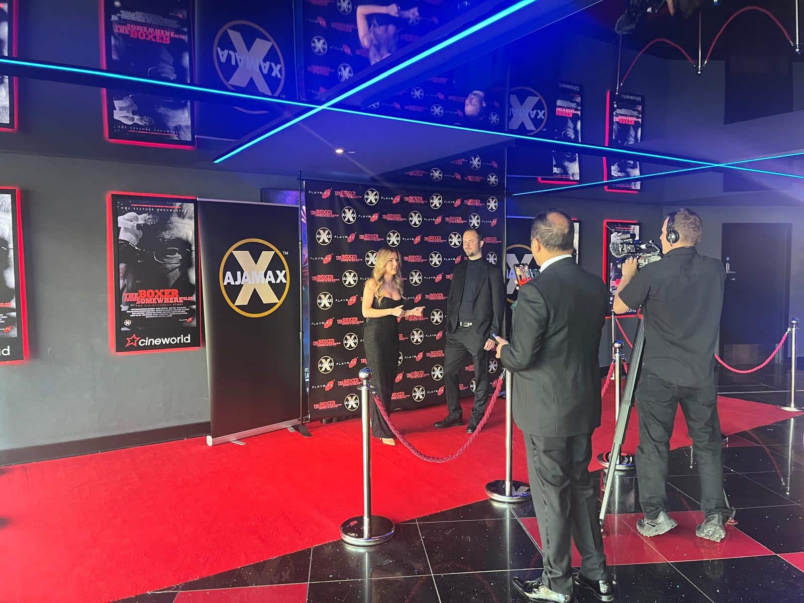 Guests on the red carpet at the world premiere