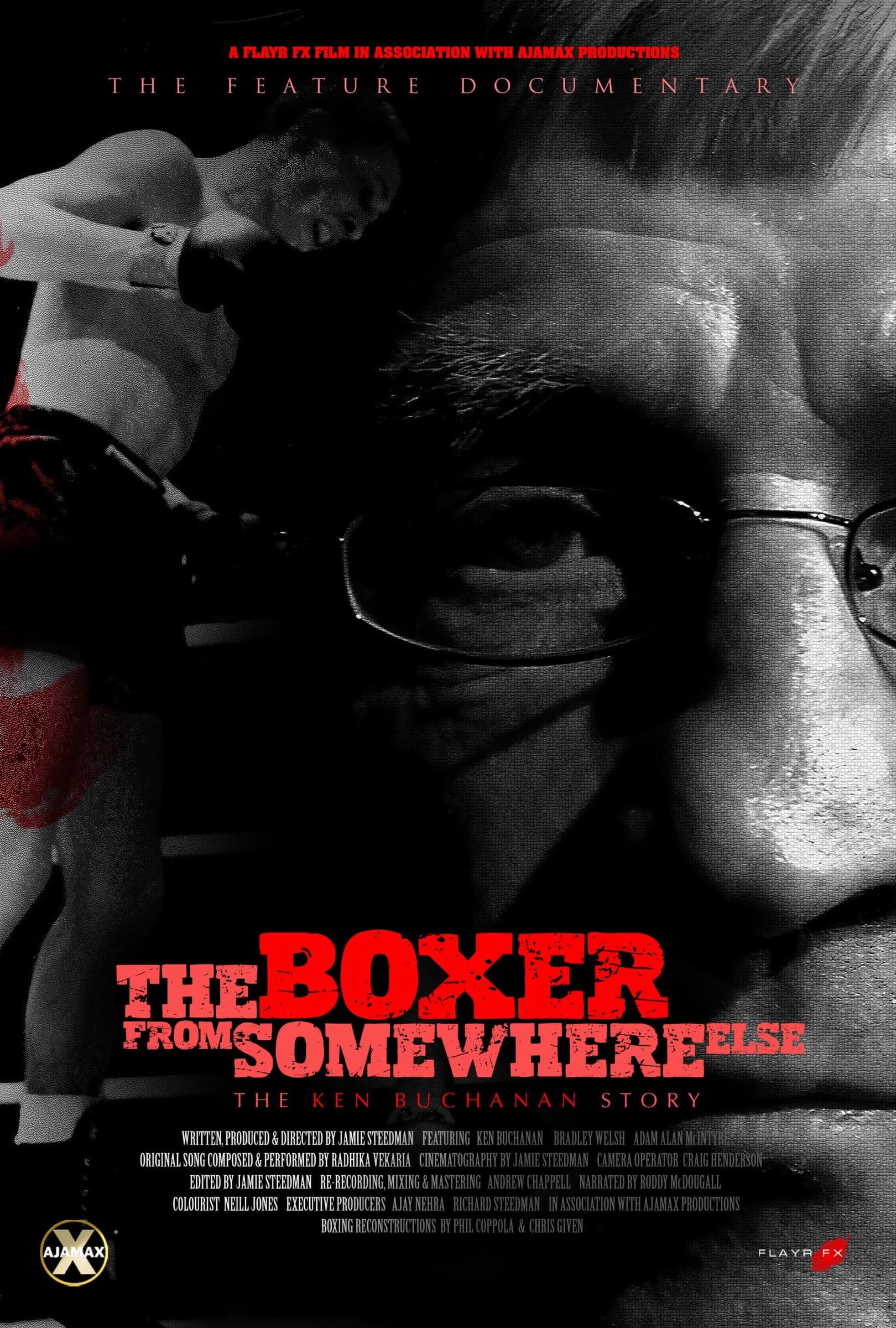 Film poster for The Boxer from Somewhere Else
