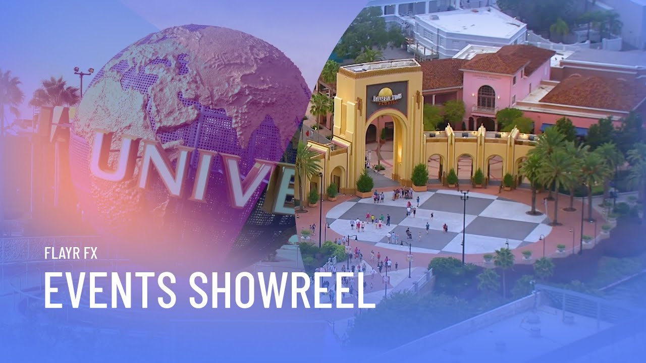 Play the events showreel