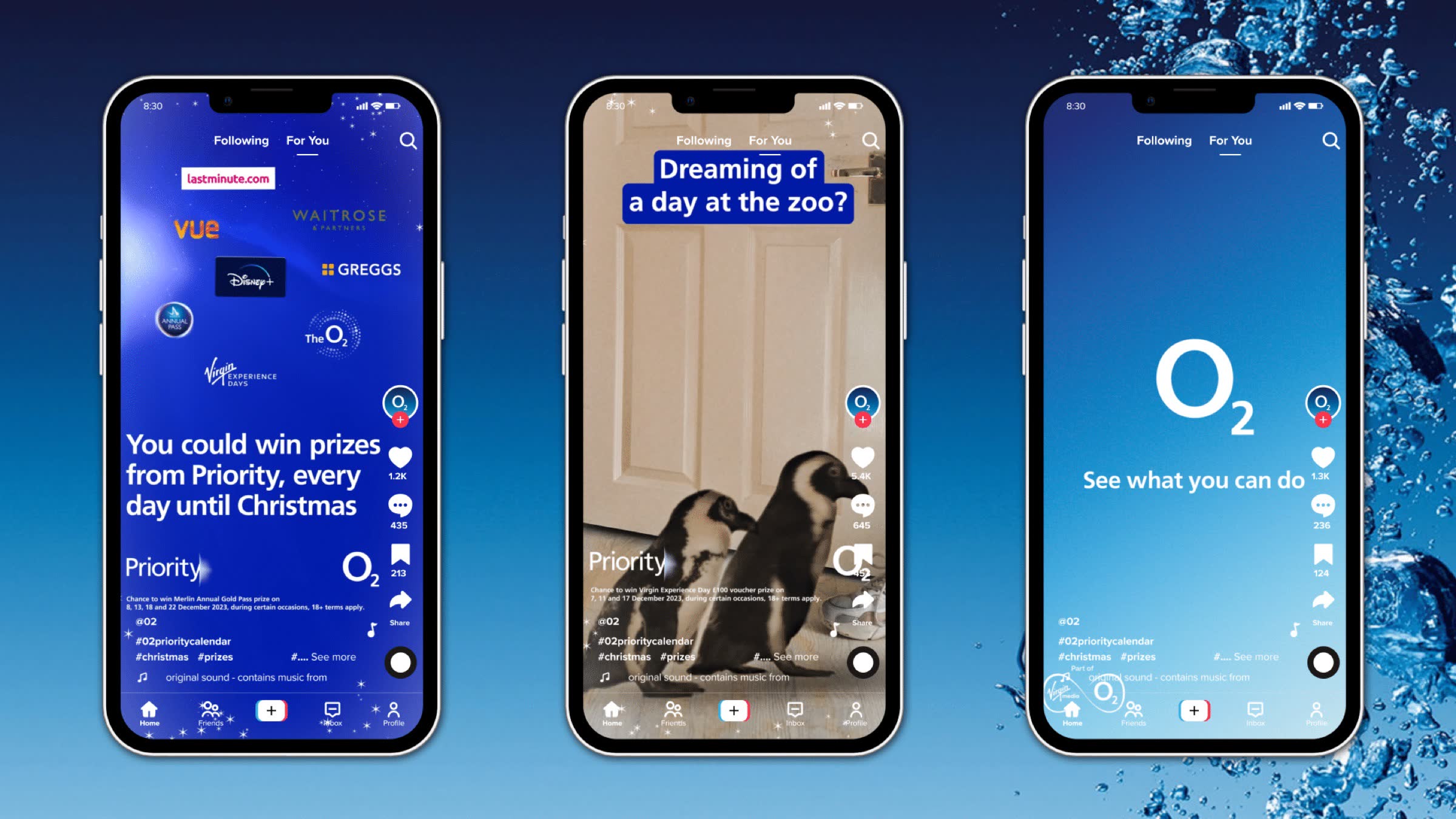 Still from O2 Priority Advent Calendar