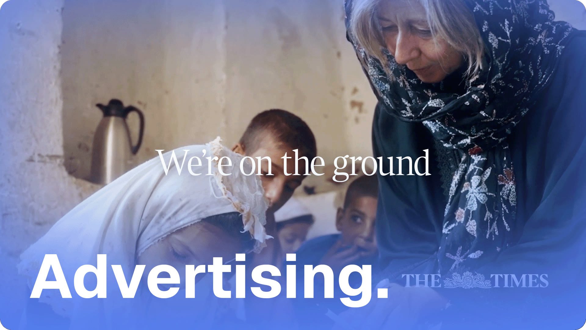 Advertising — a title card from Jamie Steedman’s portfolio