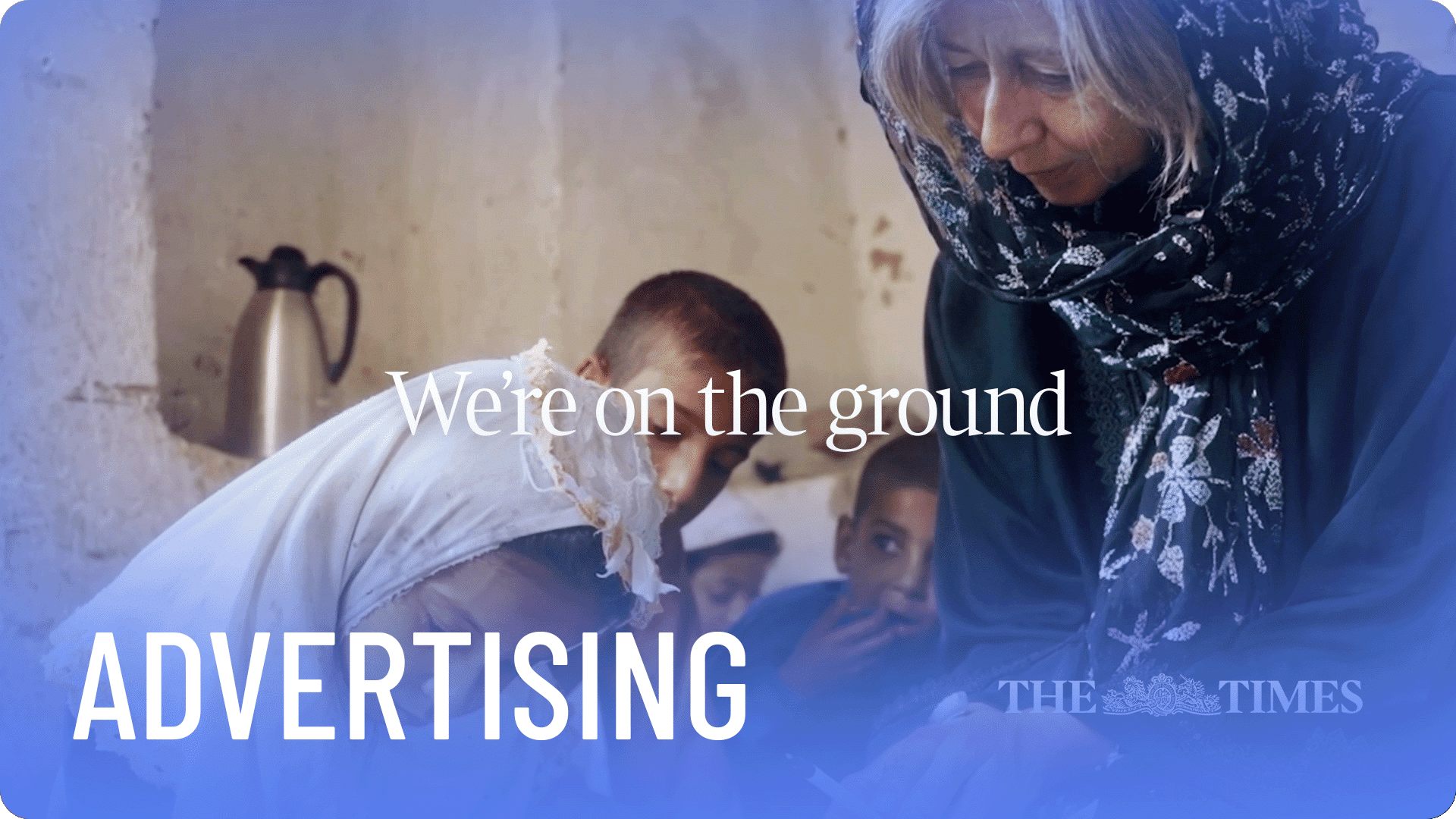 Advertising — a title card from Jamie Steedman’s portfolio