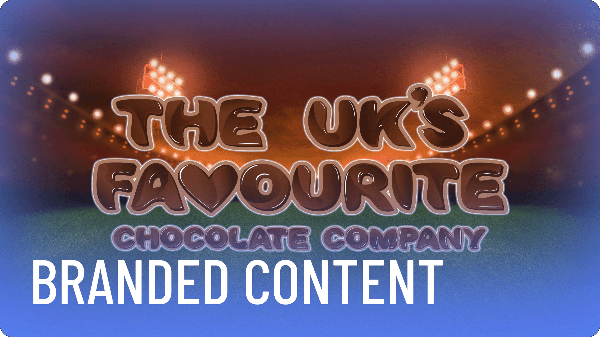 Branded content — a title card from Jamie Steedman’s portfolio