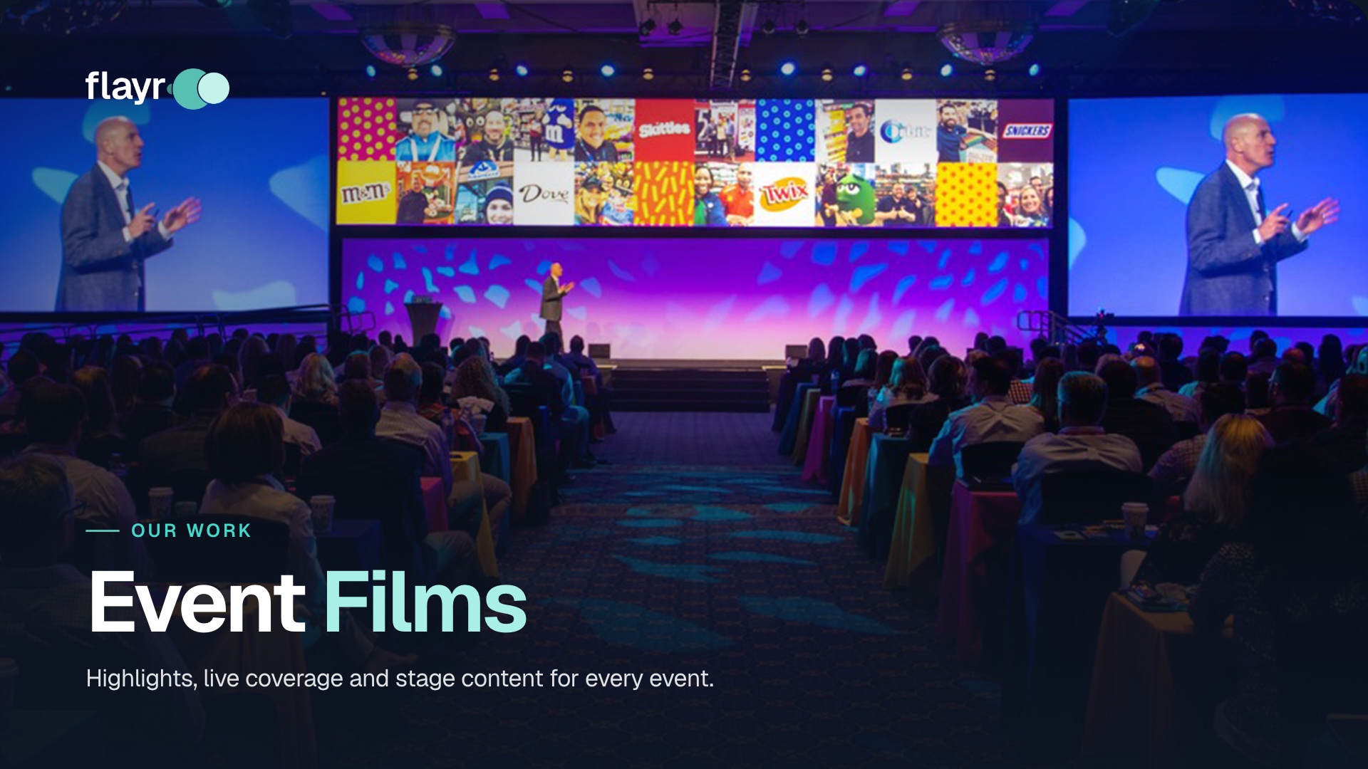 Events — a title card from Jamie Steedman’s portfolio