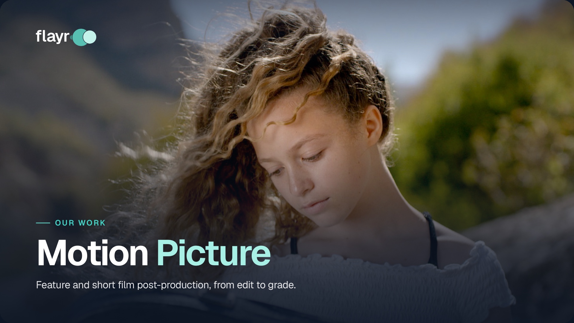 Motion picture — a title card from Jamie Steedman’s portfolio