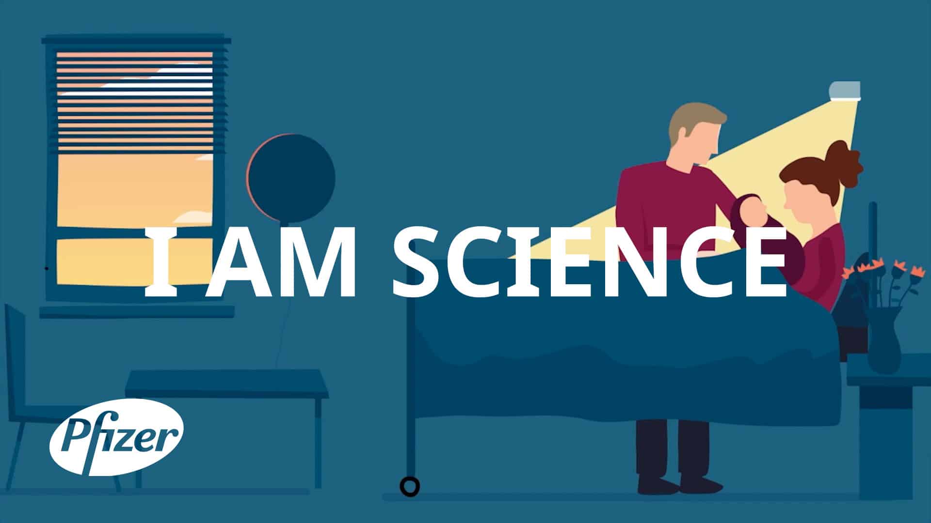 Poster frame from Pfizer I am Science