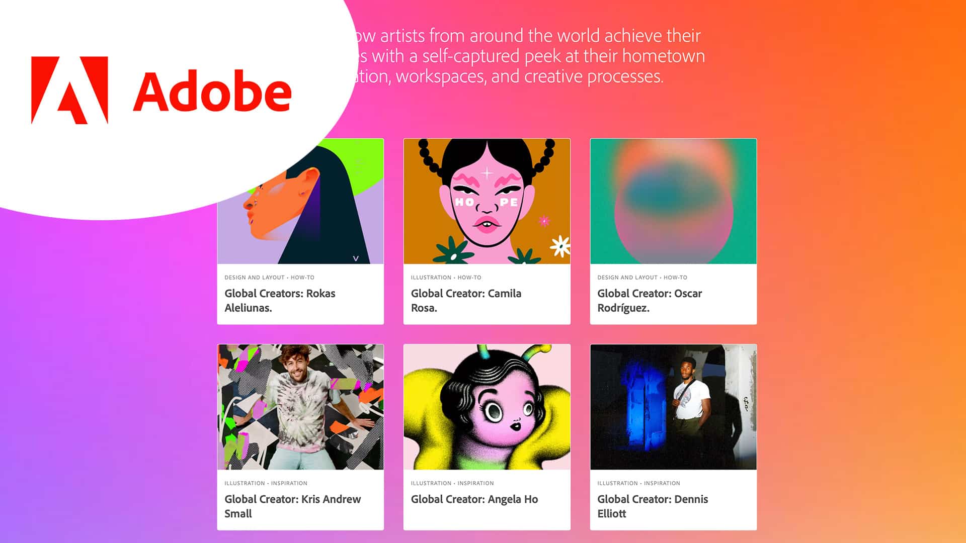 Poster frame from Adobe Global Creators