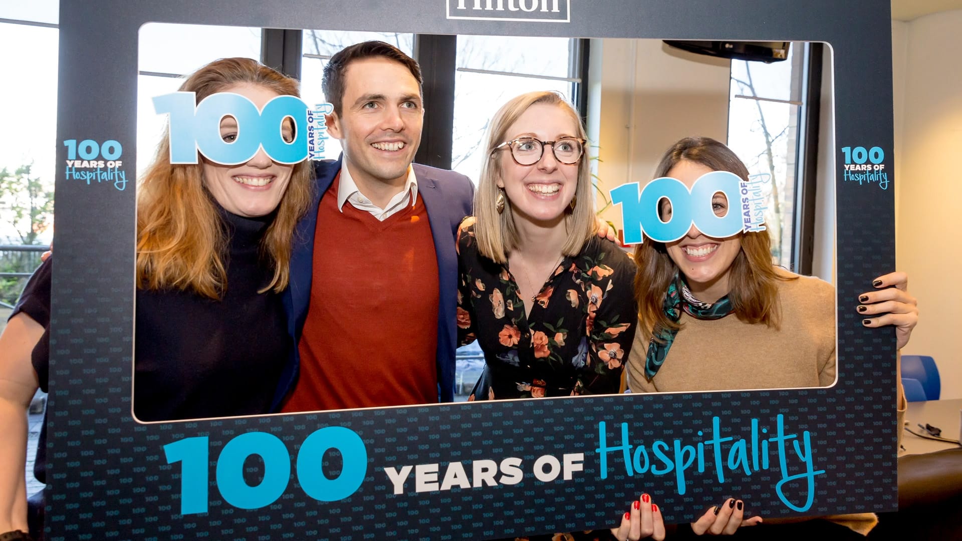 Poster frame from Hilton 100 Years