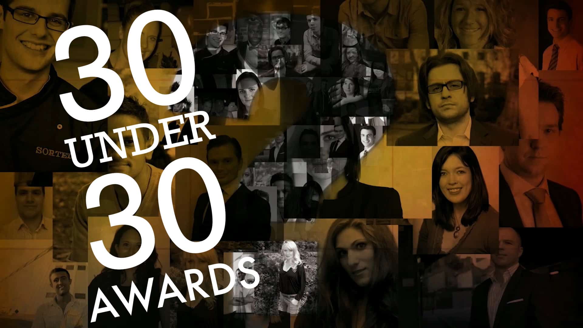 Poster frame from 30 Under 30 Awards
