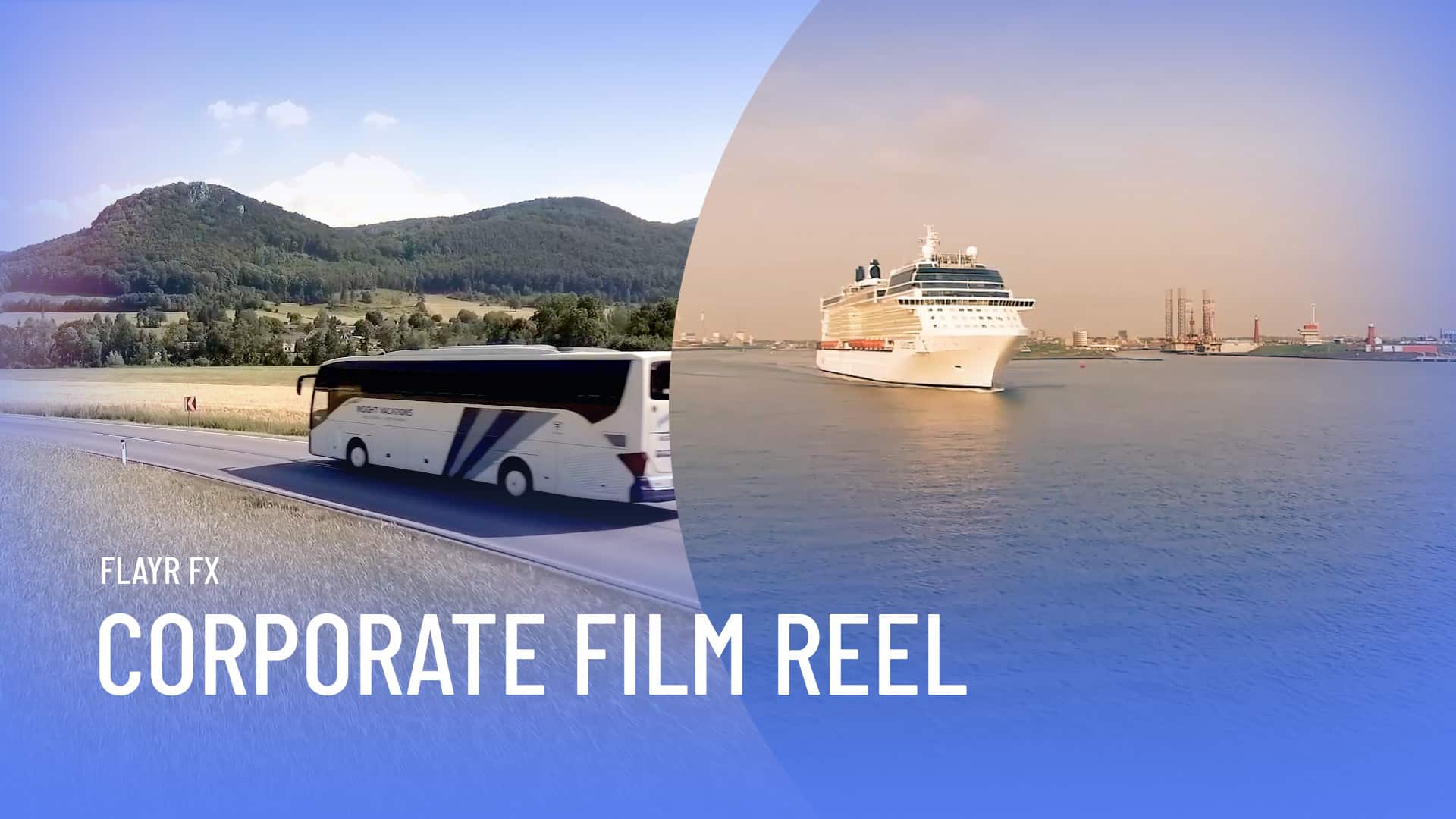 Poster frame from Corporate Showreel for M&S, Hilton, Celebrity Cruises