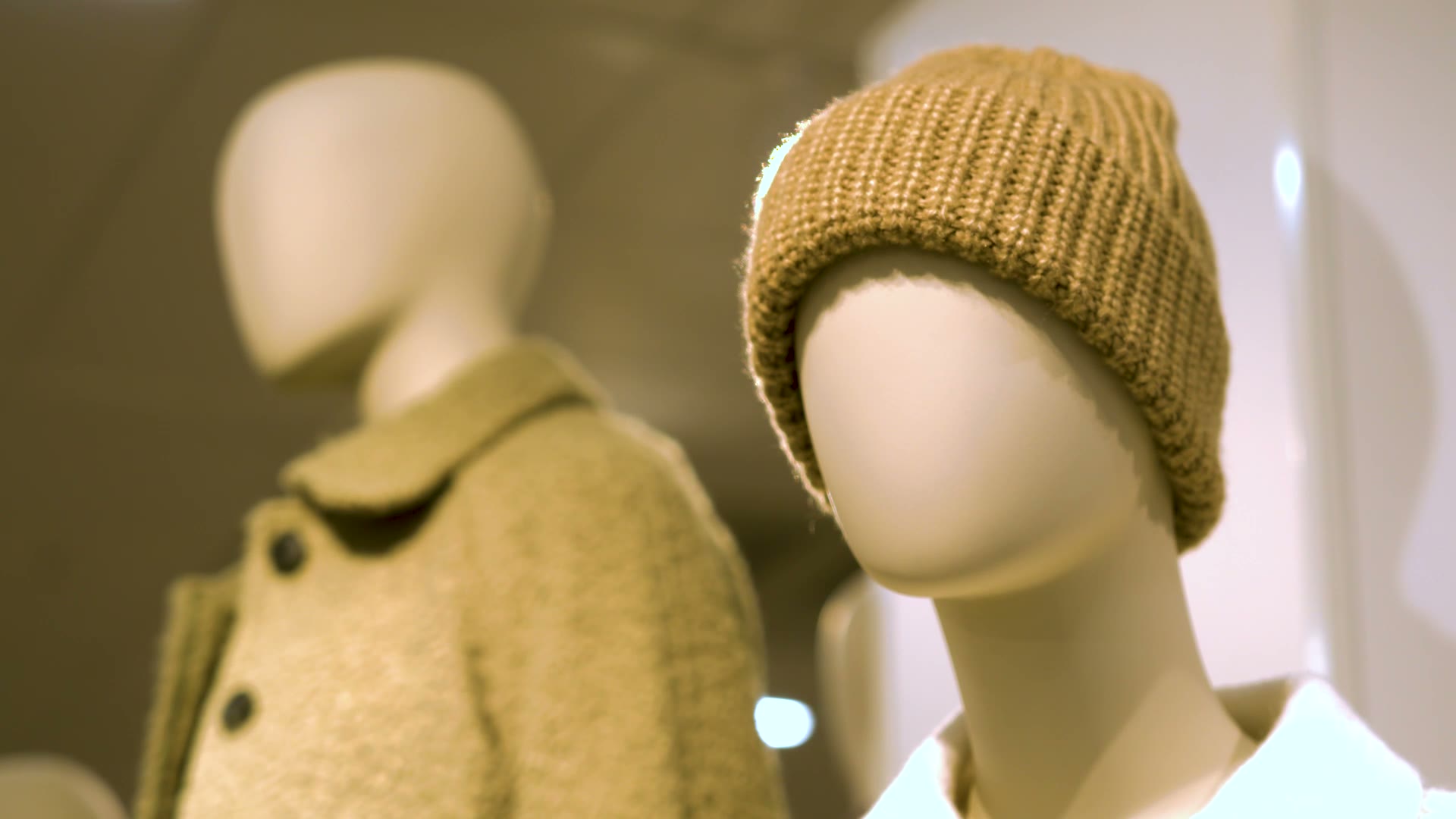 Mannequins in an M&S clothing department
