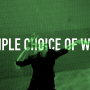 A Simple Choice of Words