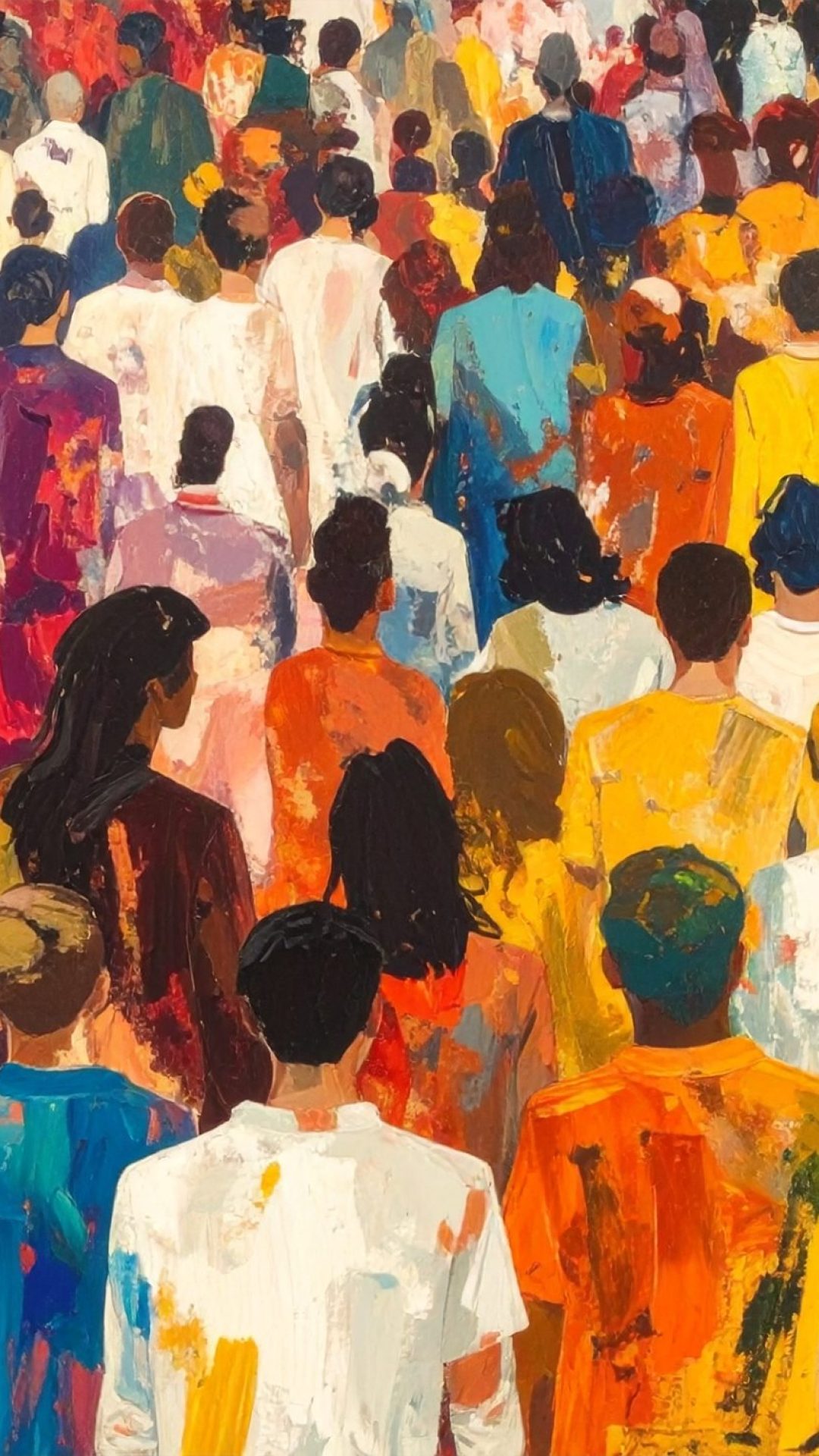 Firefly_a picture with thousands of creative people with no background 832410